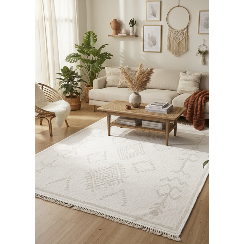 Tapis en coton lavable en machine MILAS 06