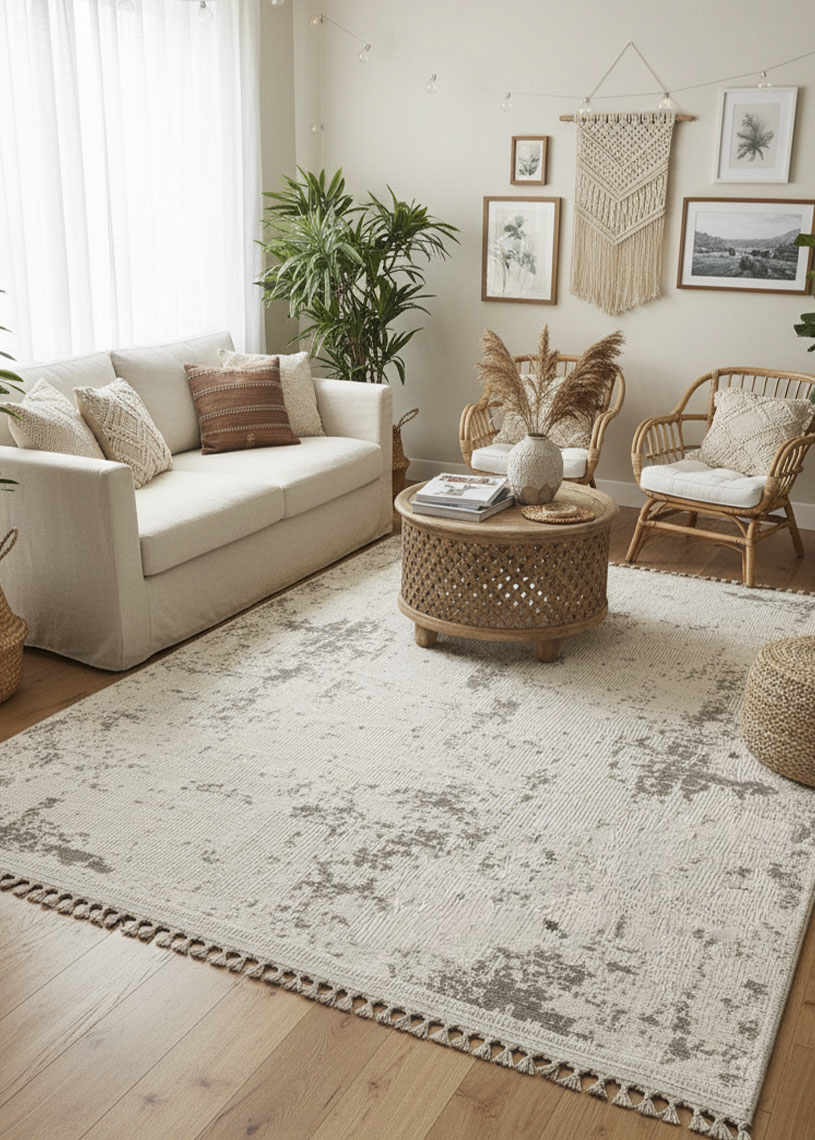 Tapis en coton lavable en machine MILAS 04