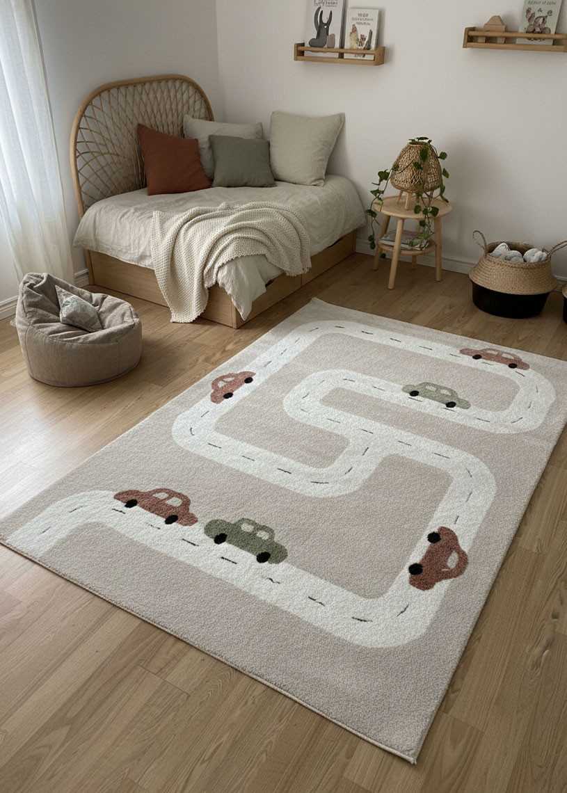 Tapis chambre enfant circuit - ANNECY 16
