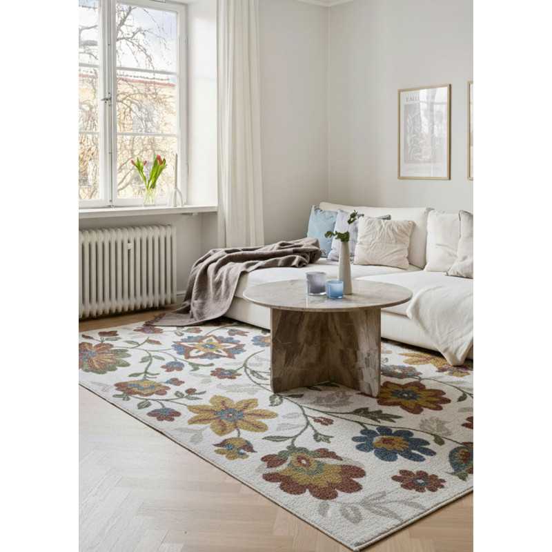 Tapis fleuris multicolore ANNECY 10