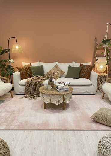 Soft Solid Faux Fur Rug – LAPONIE 01