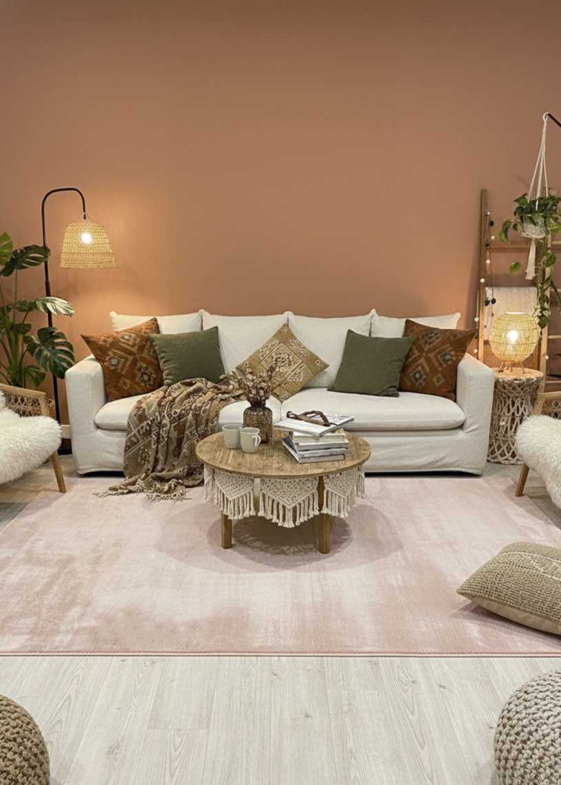 Soft Solid Faux Fur Rug – LAPONIE 01