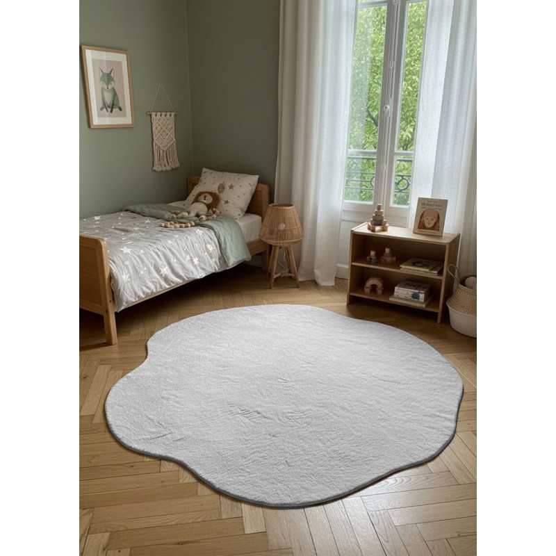 Soft Faux Fur Shaped Rug – LAPONIE 02