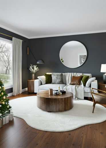 Soft Faux Fur Shaped Rug –...