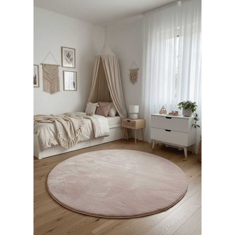 Soft Solid Faux Fur Rug – LAPONIE 01