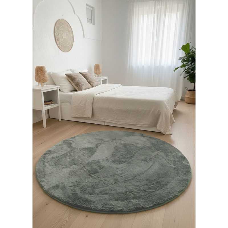 Soft Solid Faux Fur Rug – LAPONIE 01