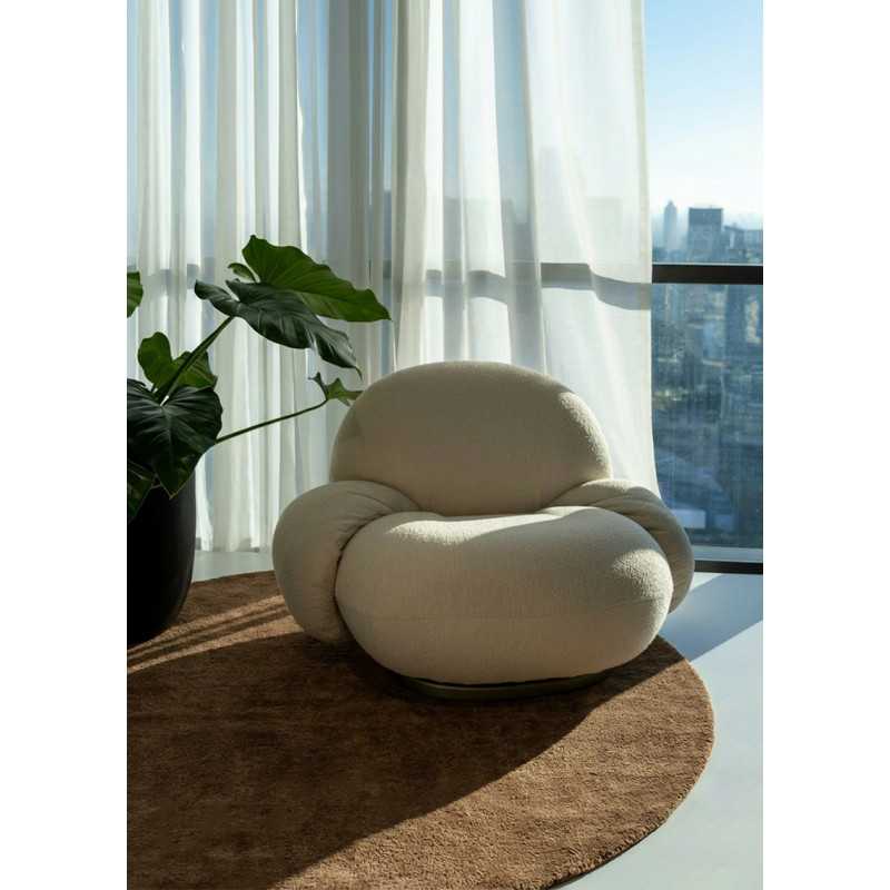 Tapis en laine uni fait main TAJA