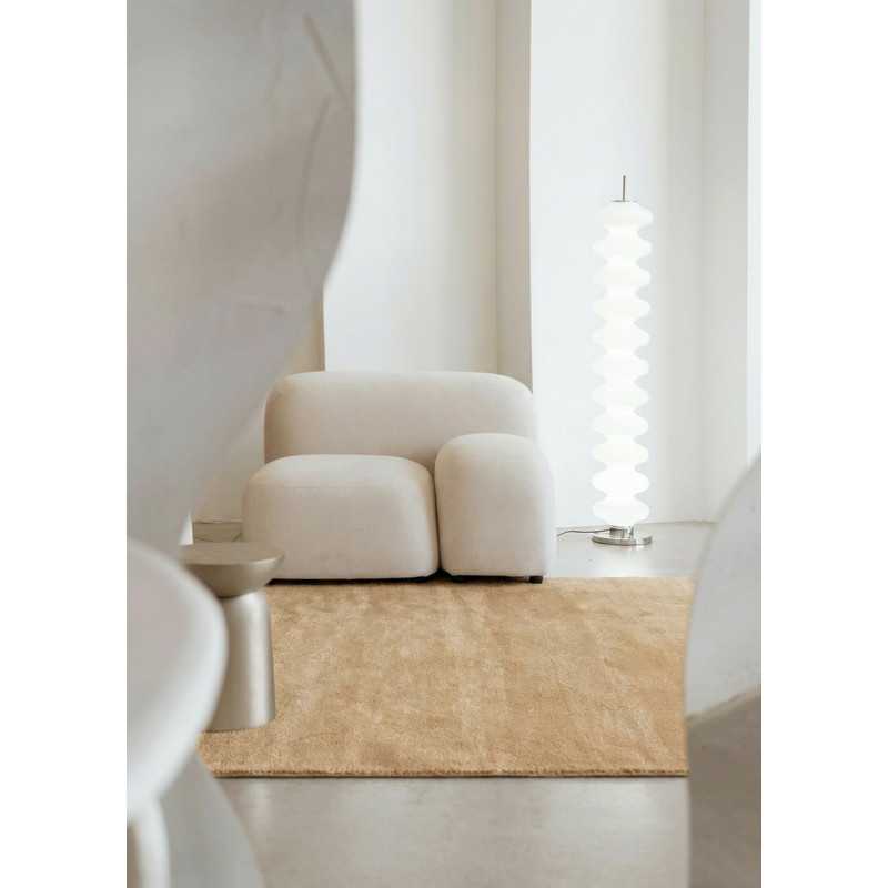 Tapis en laine uni fait main TAJA