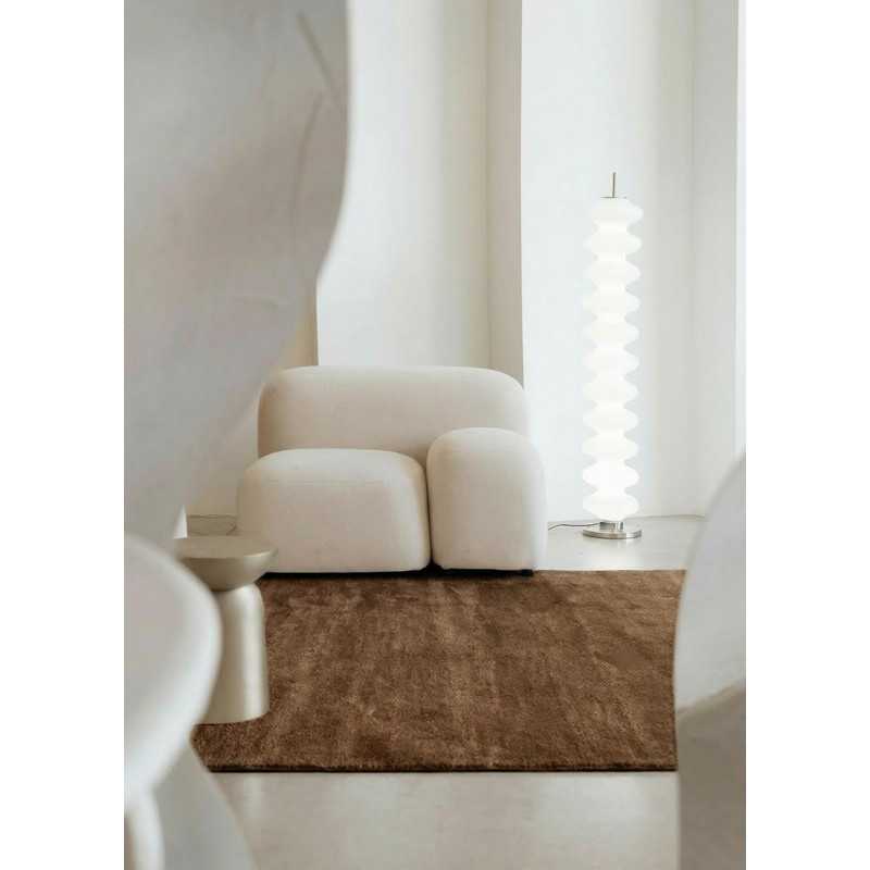 Tapis en laine uni fait main TAJA