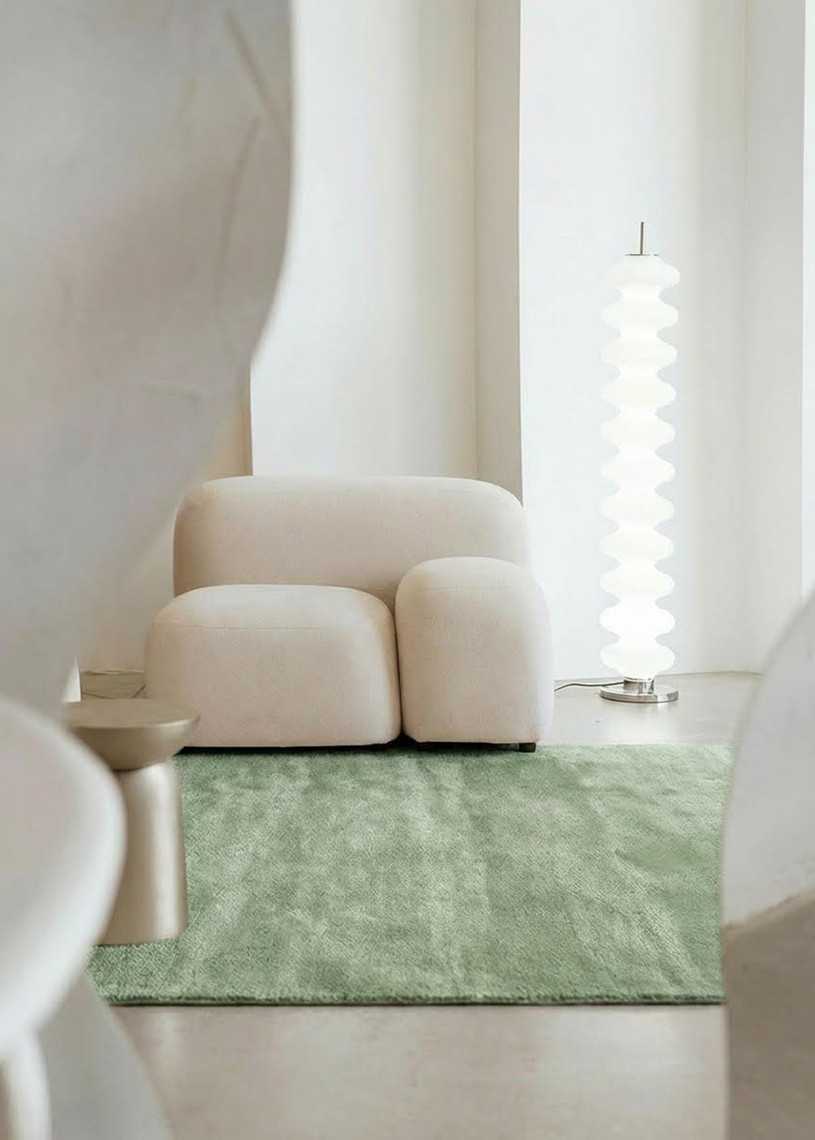 Tapis uni en laine TAJA