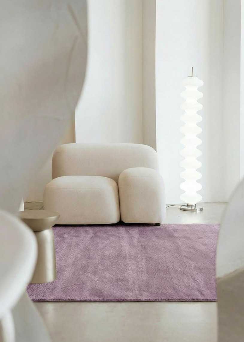 Tapis uni en laine TAJA