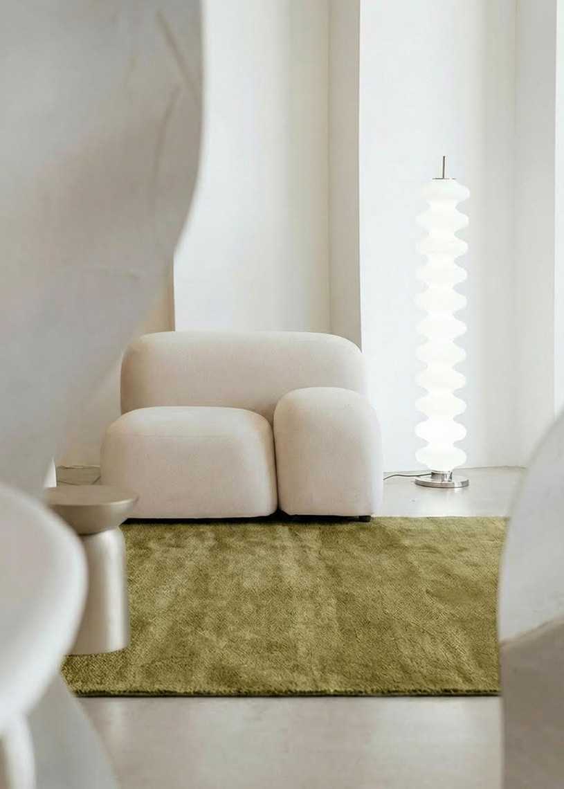 Tapis uni en laine TAJA