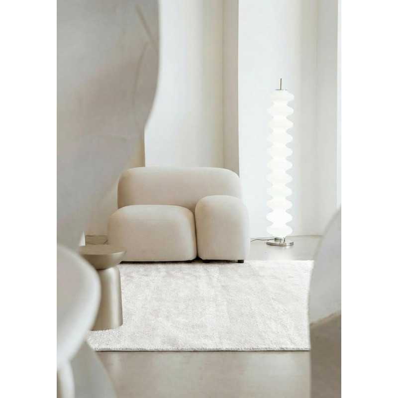 Tapis en laine uni fait main TAJA