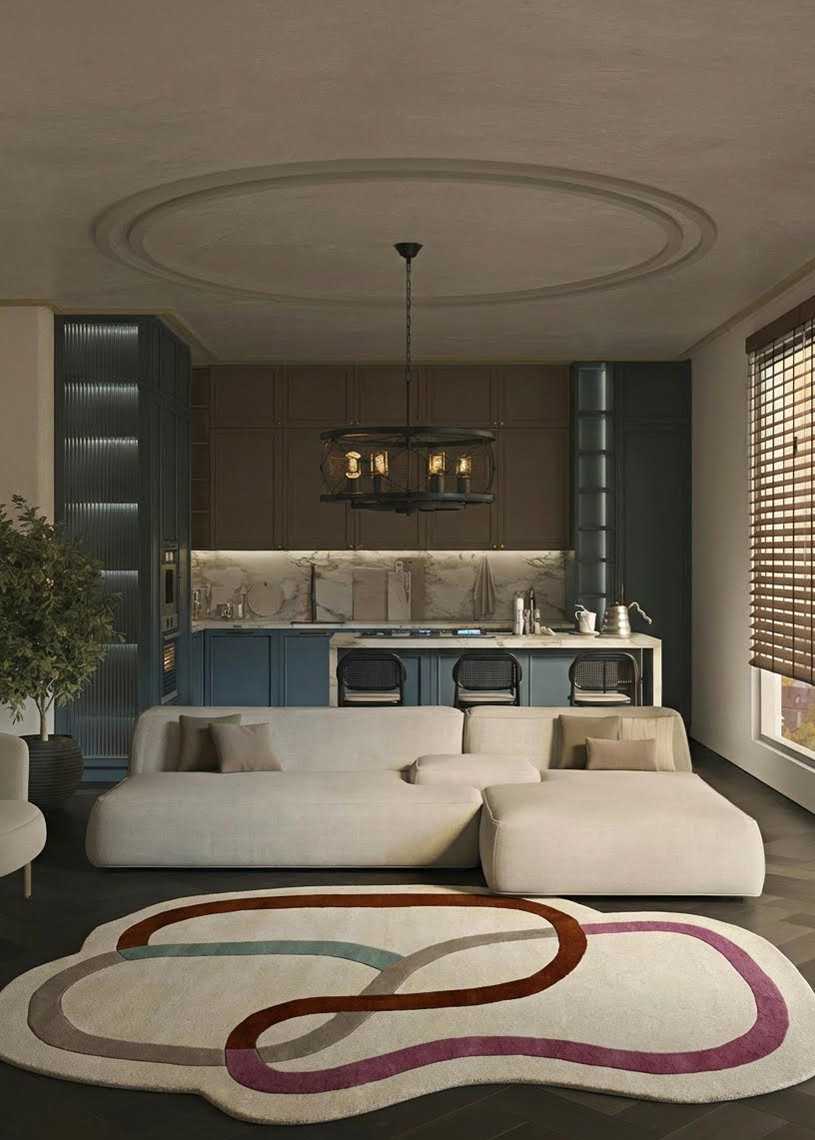 Tapis organique en laine fait main HAWA