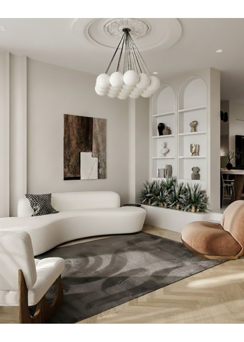 Tapis doux fourrure uni - LAPONIE 01