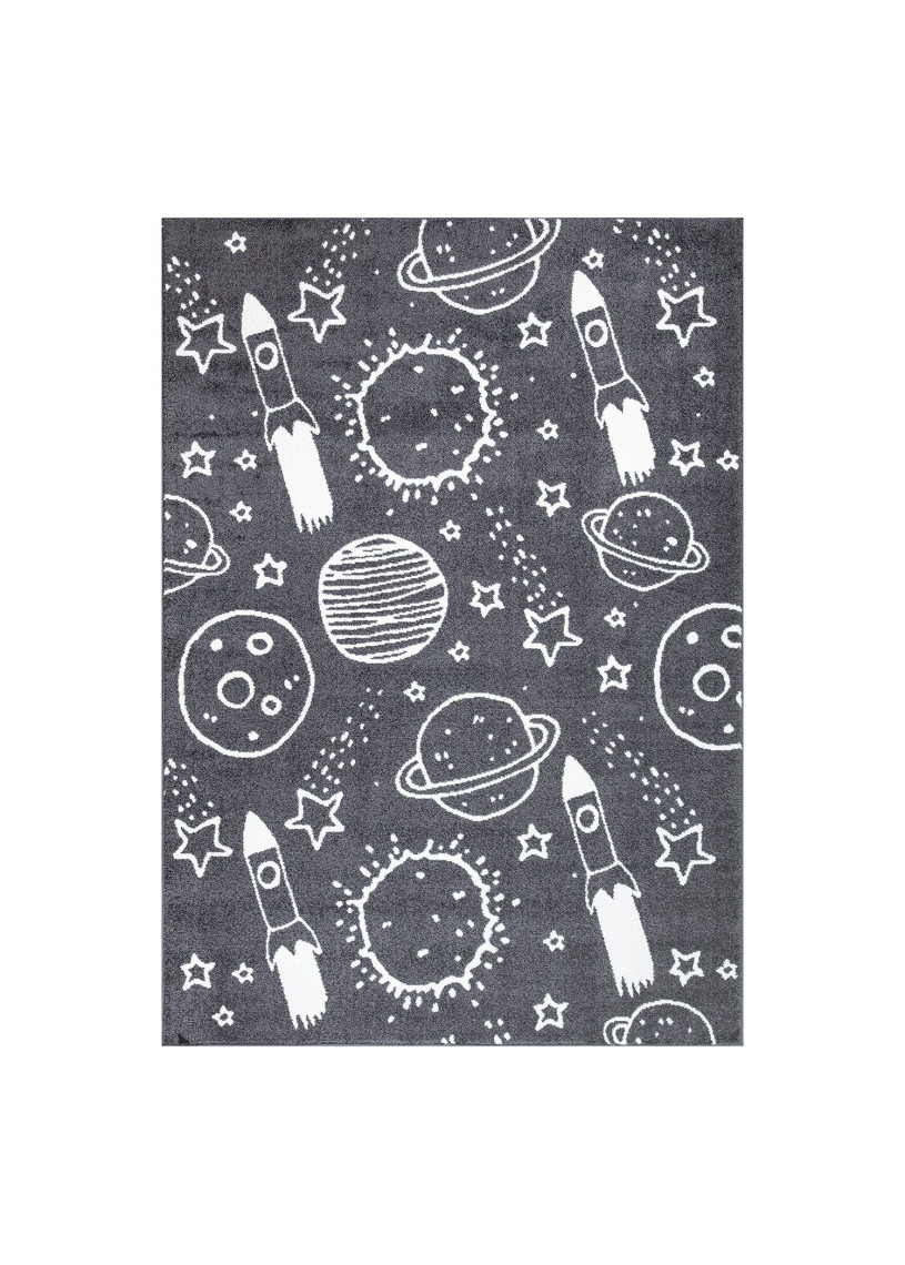 Tapis enfant galaxie gris - ANIME