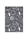 Tapis enfant galaxie gris - ANIME