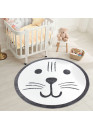 Tapis enfant chat rond - ANIME