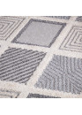 Tapis géométrique gris - VALENCIA 731