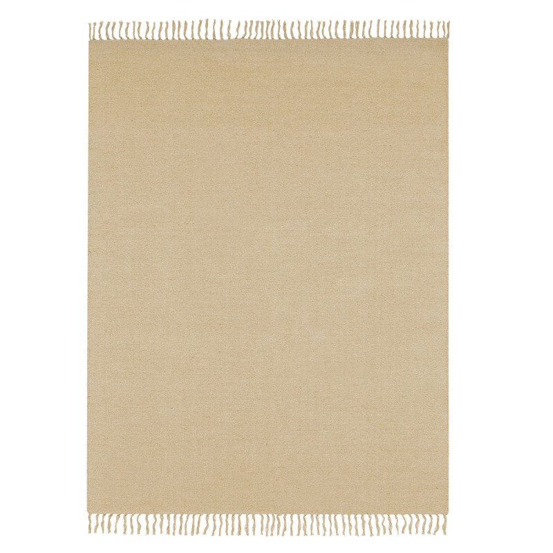 Tapis en coton beige TEXAS 350