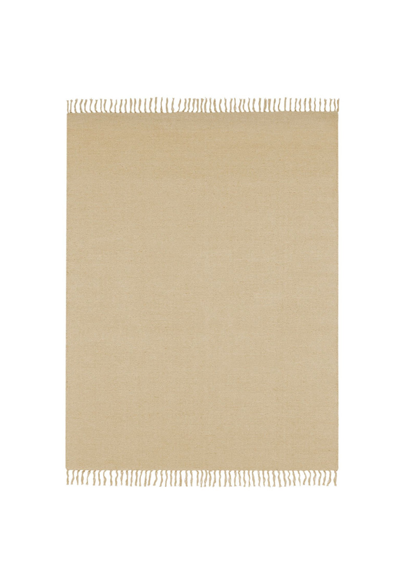 Tapis en coton beige TEXAS 350