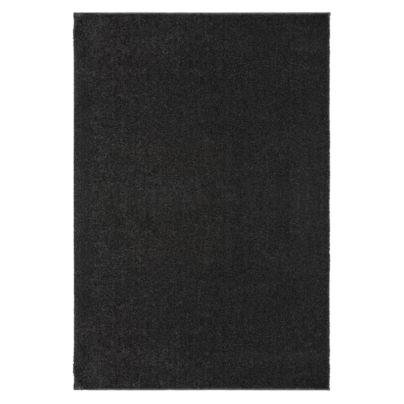 Tapis uni gris anthracite MONTANA