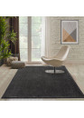 Tapis uni gris anthracite MONTANA