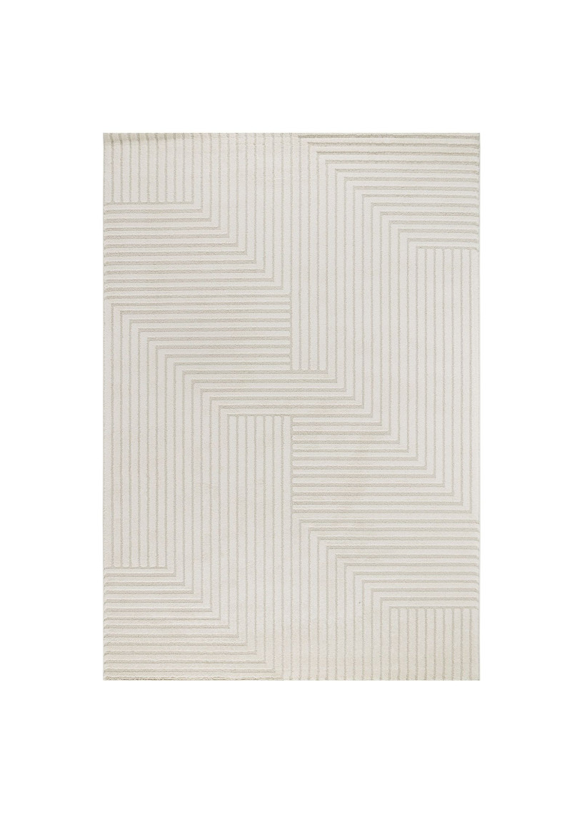 Tapis géométrique crème MONACO 53