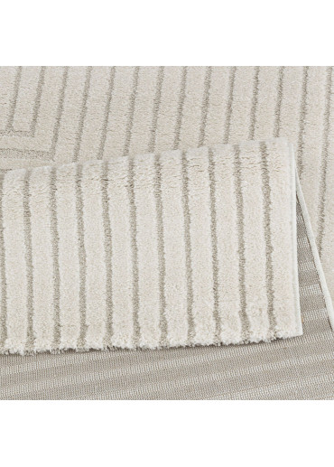 Tapis géométrique crème MONACO 53