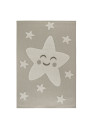 Tapis enfant étoile beige - LUNA Kids 09