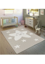 Tapis enfant étoile beige - LUNA Kids 09