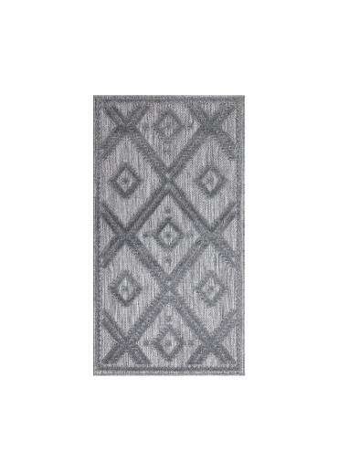 Tapis extérieur et intérieur gris anthracite - SANTORINI 454