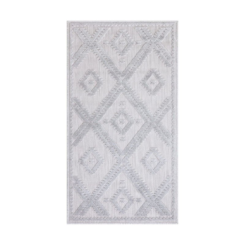 Tapis extérieur et intérieur gris - SANTORINI 454