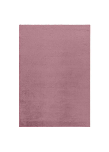 Tapis doux rose foncé - LUMIA