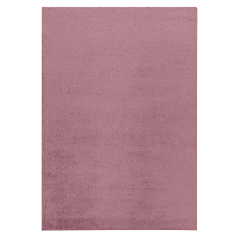 Tapis doux rose foncé - LUMIA