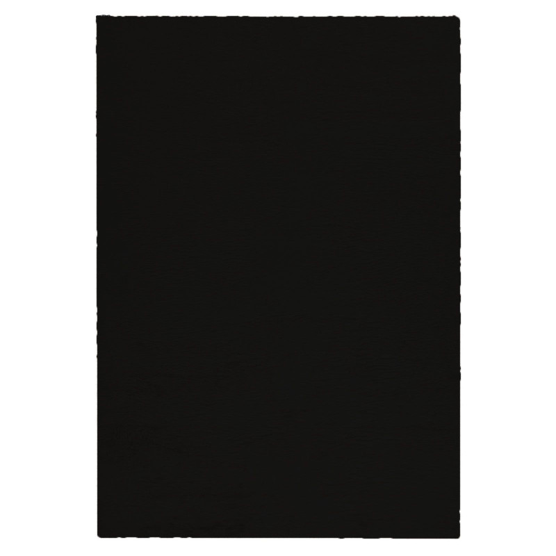 Tapis doux noir - LUMIA