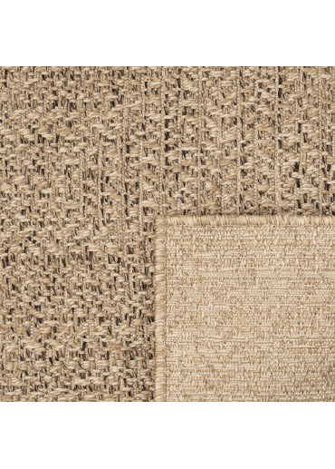 Tapis extérieur intérieur effet jute beige KENZY 01