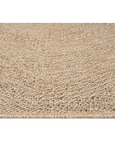 Tapis extérieur intérieur effet jute beige KENZY 02