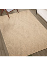 Tapis extérieur intérieur effet jute beige KENZY 02