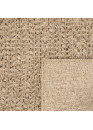 Tapis extérieur intérieur effet jute beige KENZY 04