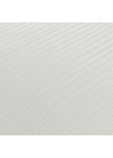 Tapis blanc cassé à franges MADRID 25