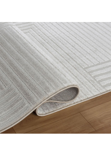 Tapis beige à franges MADRID 25