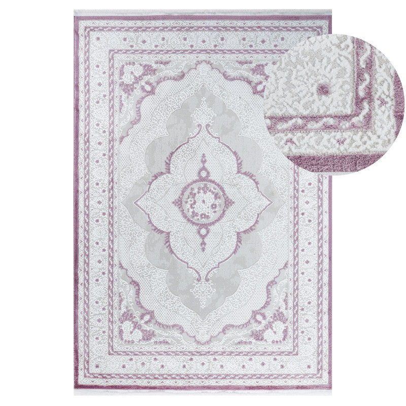 Tapis oriental crème rose MADRID 66