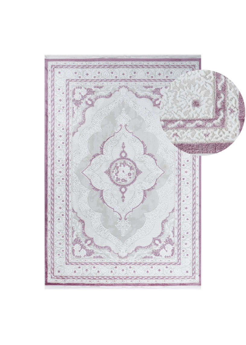 Tapis oriental crème rose MADRID 66