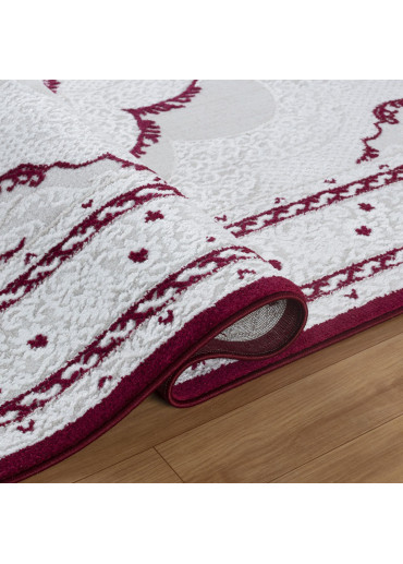 Tapis oriental crème rouge MADRID 66