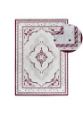 Tapis oriental crème rouge MADRID 66