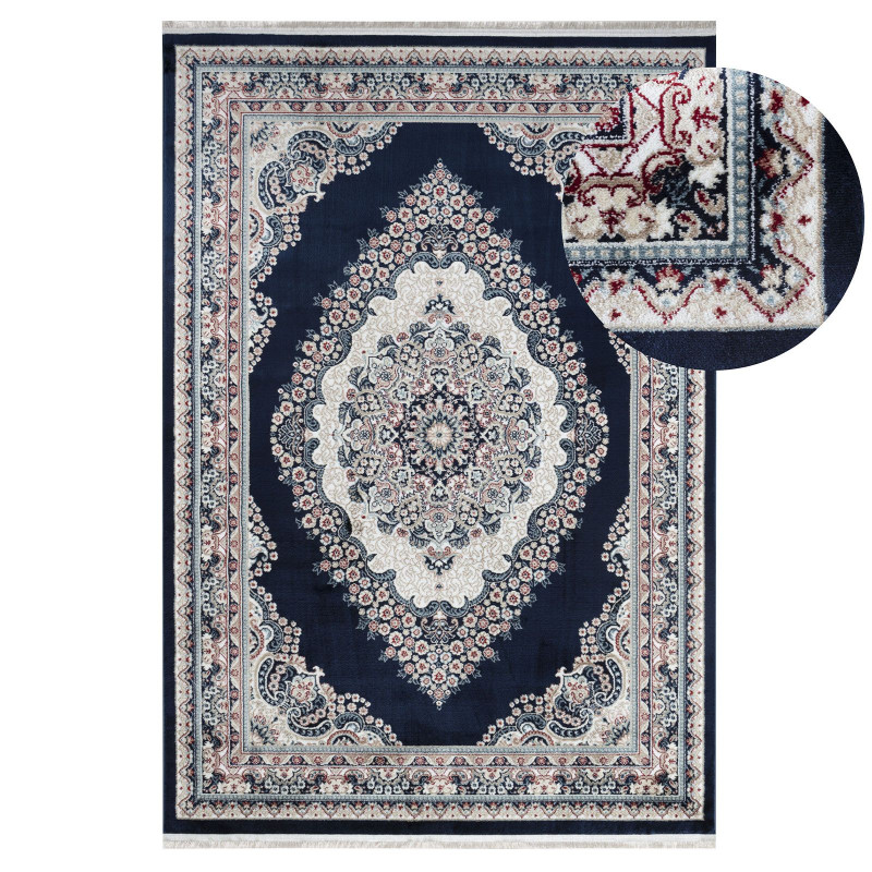 Tapis oriental bleu TABRIZ