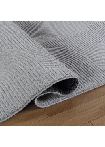 Tapis lavable gris STILO 390