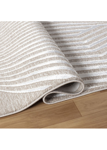 Tapis géométrique beige DUBAI 95