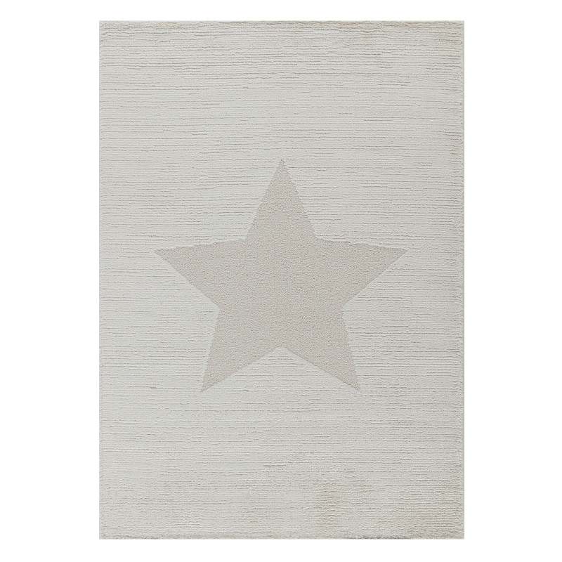 Tapis enfant étoile crème MONACO 82